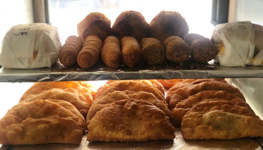 The Pineapple Express snack counter with pastechi, deditos and krokets
